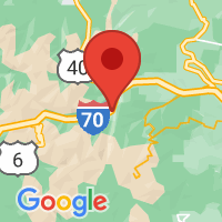 Map of Georgetown, CO US